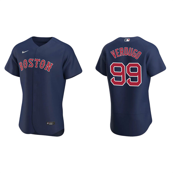 Men's Boston Red Sox Alex Verdugo Navy Authentic Alternate Jersey