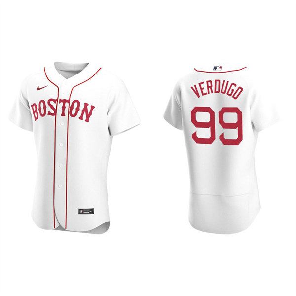 Men's Boston Red Sox Alex Verdugo White Authentic Alternate Jersey