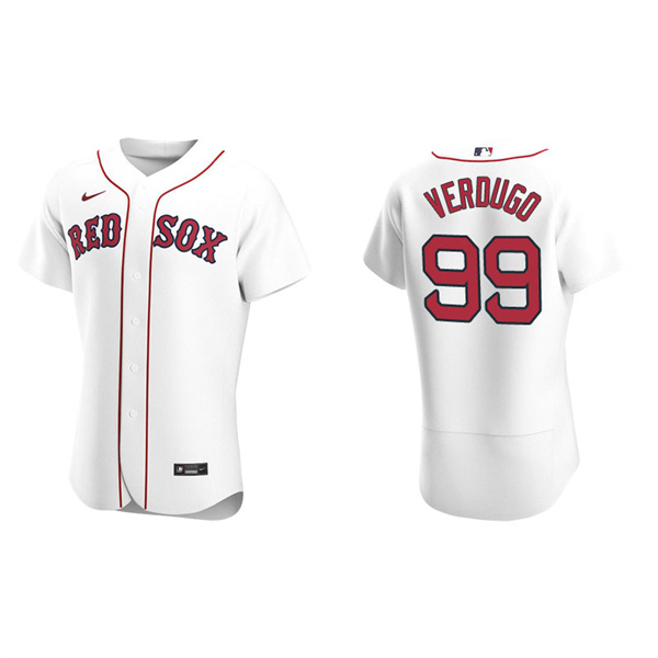 Men's Boston Red Sox Alex Verdugo White Authentic Home Jersey