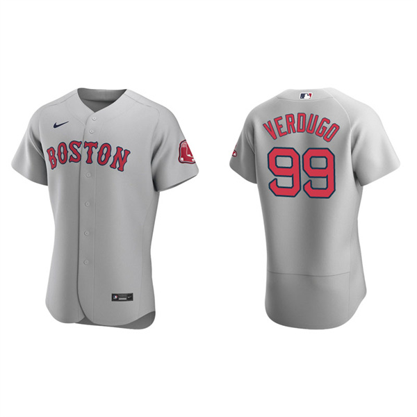 Men's Boston Red Sox Alex Verdugo Gray Authentic Road Jersey