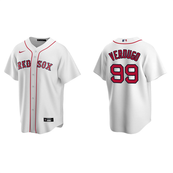 Men's Boston Red Sox Alex Verdugo White Replica Home Jersey