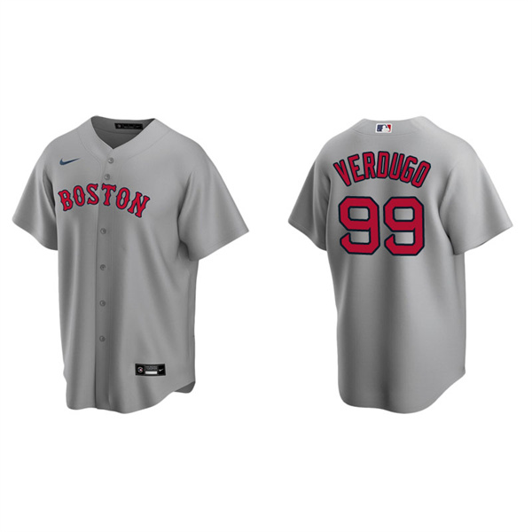 Men's Boston Red Sox Alex Verdugo Gray Replica Road Jersey