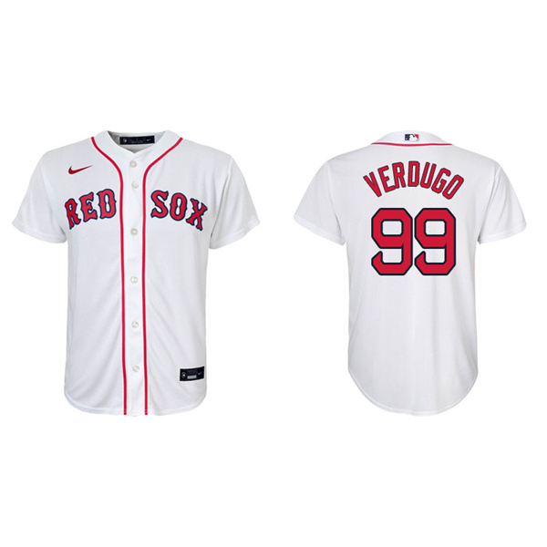 Youth Boston Red Sox Alex Verdugo White Replica Home Jersey