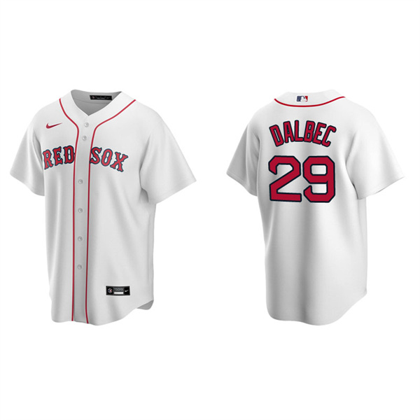 Men's Boston Red Sox Bobby Dalbec White Replica Home Jersey