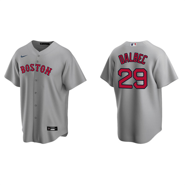 Men's Boston Red Sox Bobby Dalbec Gray Replica Road Jersey