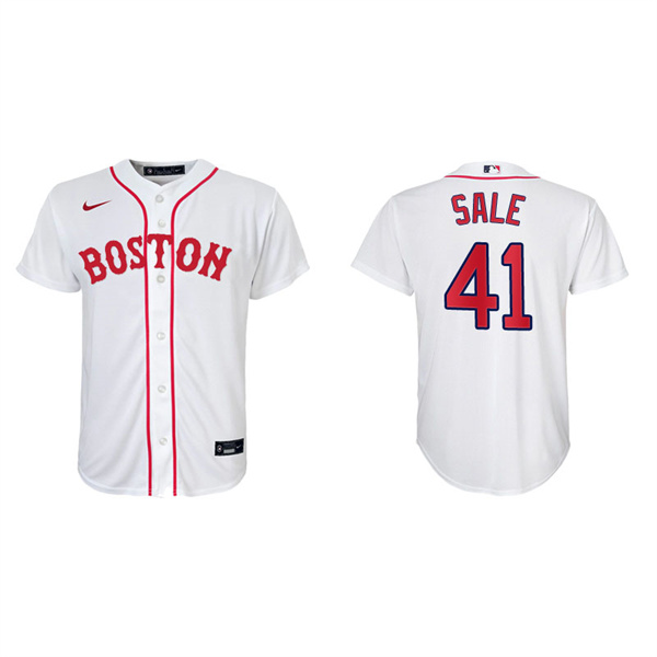Youth Boston Red Sox Chris Sale Red Sox 2021 Patriots' Day Replica Jersey