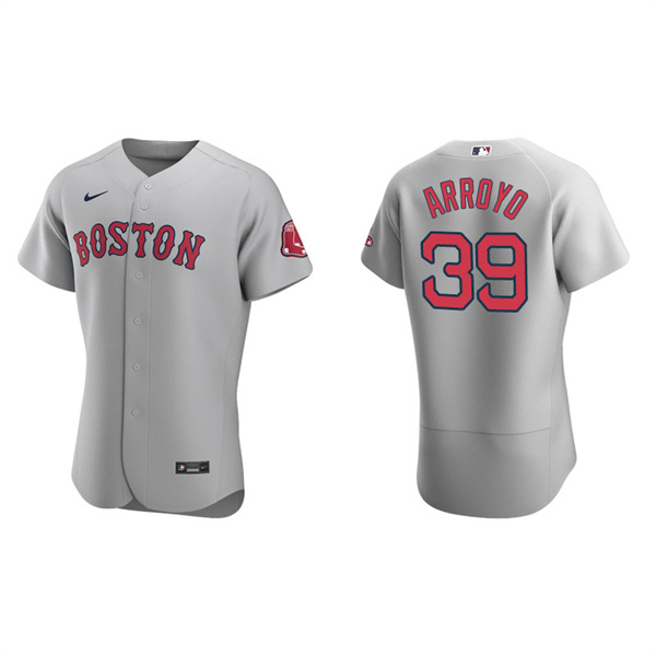 Men's Boston Red Sox Christian Arroyo Gray Authentic Road Jersey