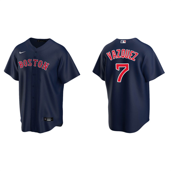 Men's Boston Red Sox Christian Vazquez Navy Replica Alternate Jersey