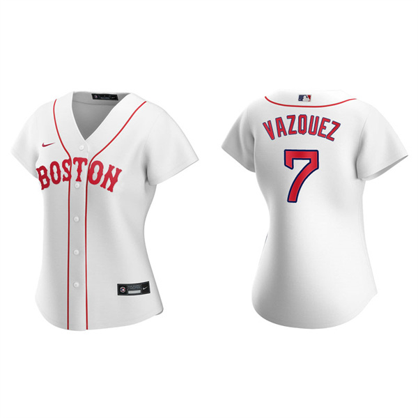 Women's Boston Red Sox Christian Vazquez Red Sox 2021 Patriots' Day Replica Jersey