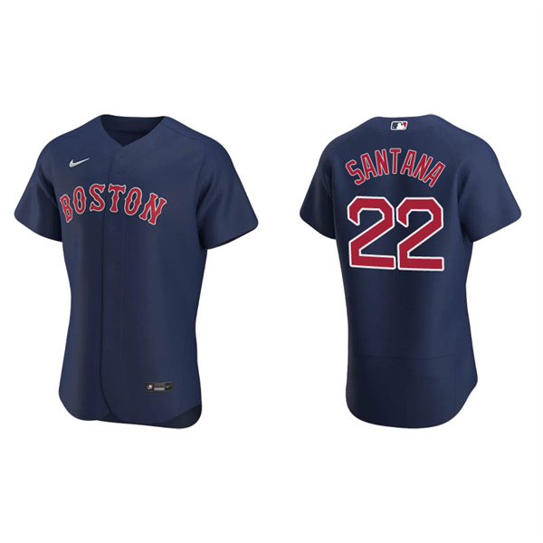Men's Boston Red Sox Danny Santana Navy Authentic Alternate Jersey