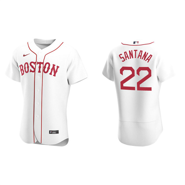 Men's Boston Red Sox Danny Santana White Authentic Alternate Jersey
