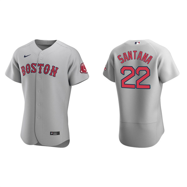 Men's Boston Red Sox Danny Santana Gray Authentic Road Jersey