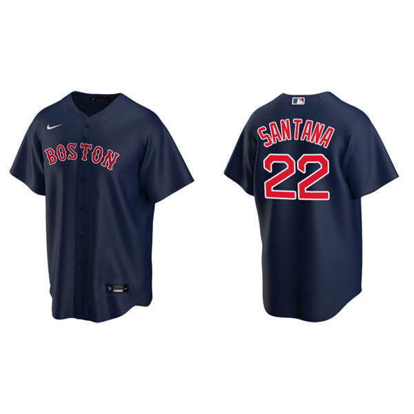 Men's Boston Red Sox Danny Santana Navy Replica Alternate Jersey