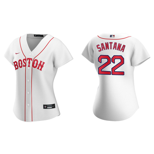 Women's Boston Red Sox Danny Santana Red Sox 2021 Patriots' Day Replica Jersey