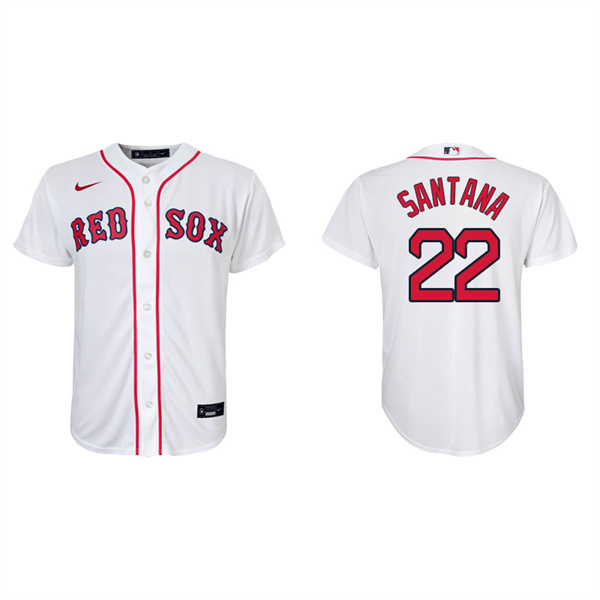 Youth Boston Red Sox Danny Santana White Replica Home Jersey