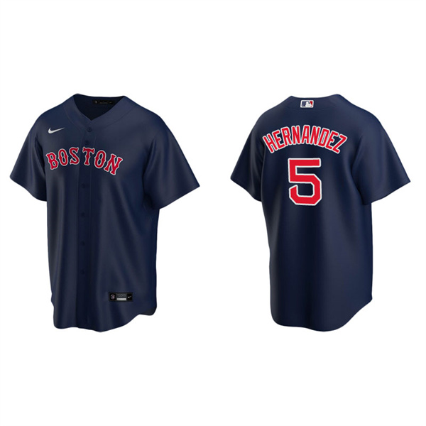 Men's Boston Red Sox Enrique Hernandez Navy Replica Alternate Jersey