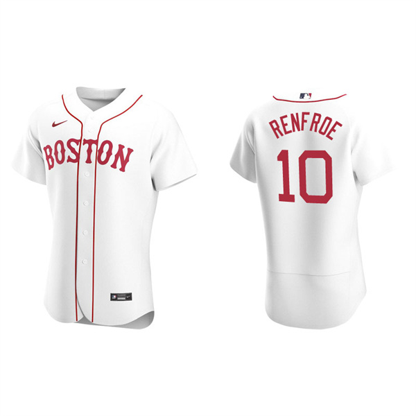Men's Boston Red Sox Hunter Renfroe White Authentic Alternate Jersey