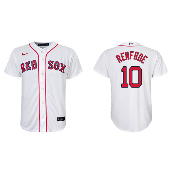 Youth Boston Red Sox Hunter Renfroe White Replica Home Jersey