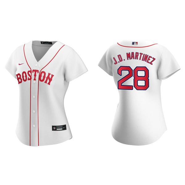 Women's Boston Red Sox J.D. Martinez Red Sox 2021 Patriots' Day Replica Jersey