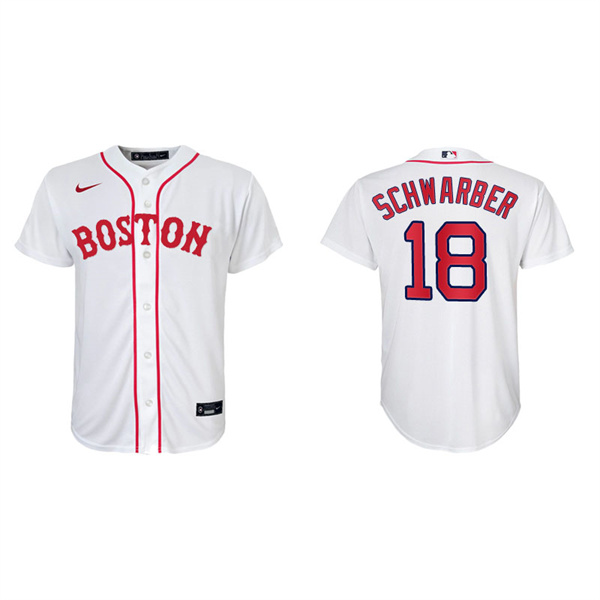 Youth Boston Red Sox Kyle Schwarber Red Sox 2021 Patriots' Day Replica Jersey