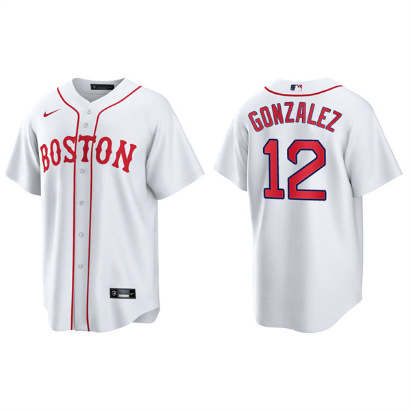Men's Boston Red Sox Marwin Gonzalez Red Sox 2021 Patriots' Day Replica Jersey