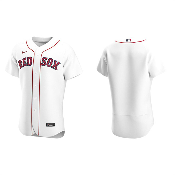 Men's Boston Red Sox White Authentic Home Jersey