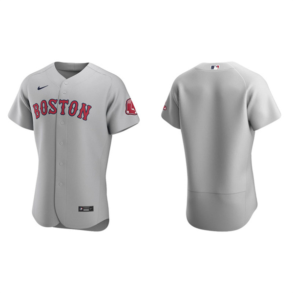 Men's Boston Red Sox Gray Authentic Road Jersey