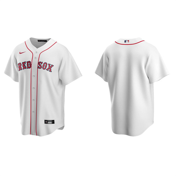 Men's Boston Red Sox White Replica Home Jersey