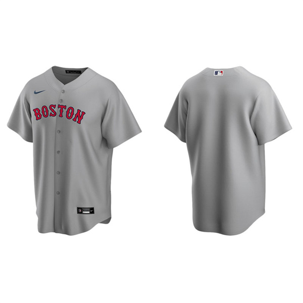 Men's Boston Red Sox Gray Replica Road Jersey