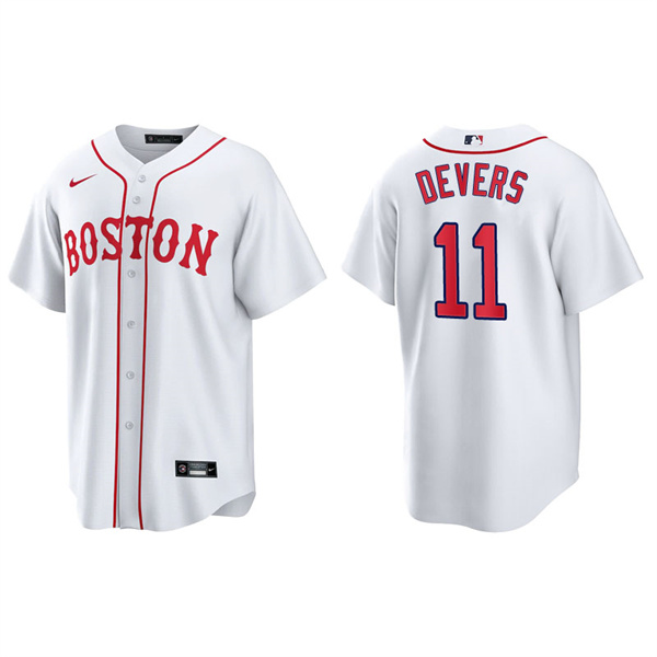 Men's Boston Red Sox Rafael Devers Red Sox 2021 Patriots' Day Replica Jersey