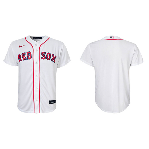 Youth Boston Red Sox White Replica Home Jersey