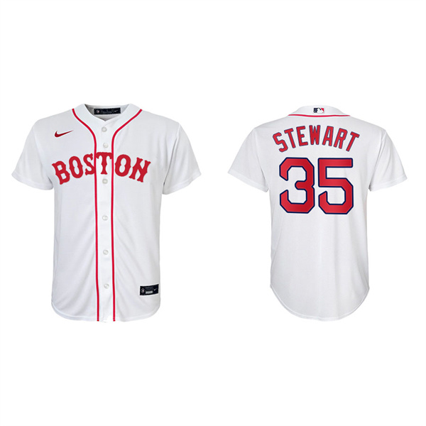 Youth Boston Red Sox Christin Stewart Red Sox 2021 Patriots' Day Replica Jersey
