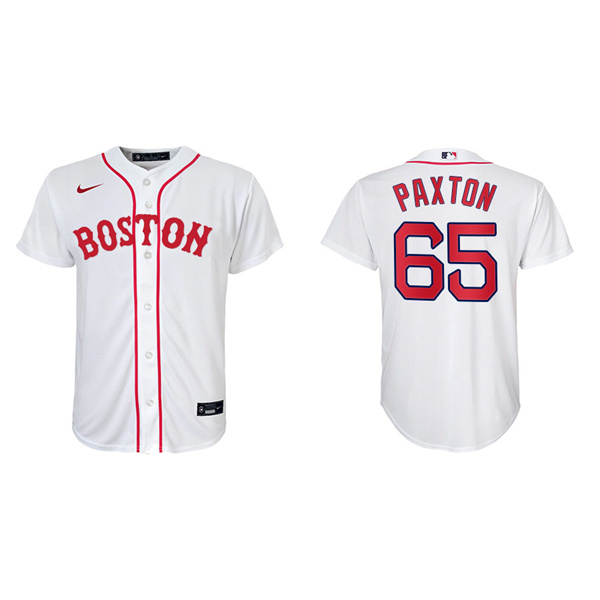 Youth Boston Red Sox James Paxton Red Sox 2021 Patriots' Day Replica Jersey