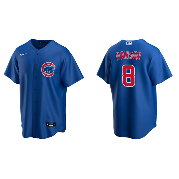 Men's Chicago Cubs Andre Dawson Royal Replica Alternate Jersey