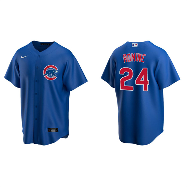 Men's Chicago Cubs Andrew Romine Royal Replica Alternate Jersey