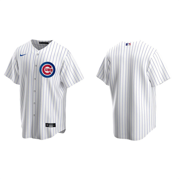 Men's Chicago Cubs White Replica Home Jersey