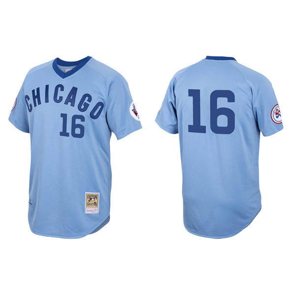 Men's Chicago Cubs Patrick Wisdom Light Blue Authentic 1976 Cooperstown Jersey