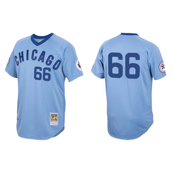 Men's Chicago Cubs Rafael Ortega Light Blue Authentic 1976 Cooperstown Jersey