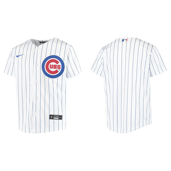 Youth Chicago Cubs White Replica Home Jersey