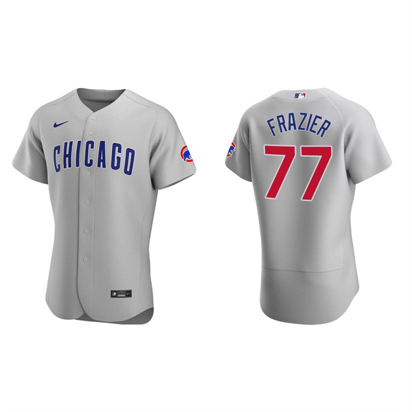 Men's Clint Frazier Chicago Cubs Gray Authentic Road Jersey