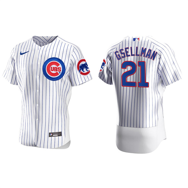 Men's Chicago Cubs Robert Gsellman White Authentic Home Jersey