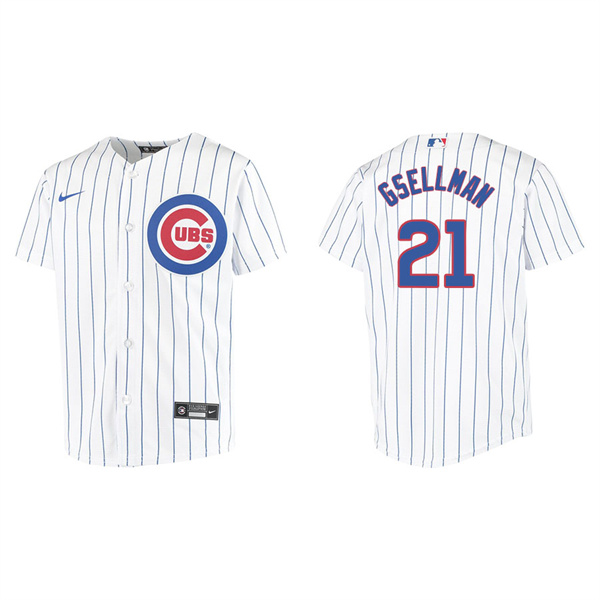 Youth Chicago Cubs Robert Gsellman White Replica Home Jersey