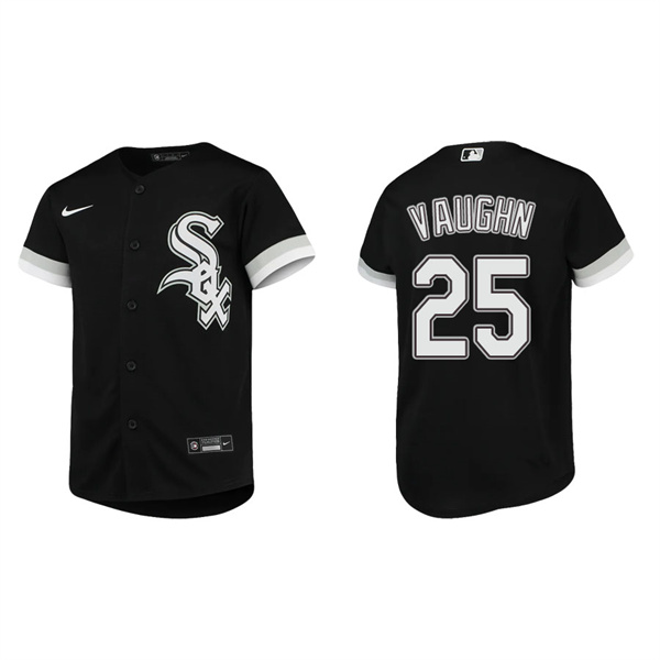 Youth Chicago White Sox Andrew Vaughn Black Alternate Jersey
