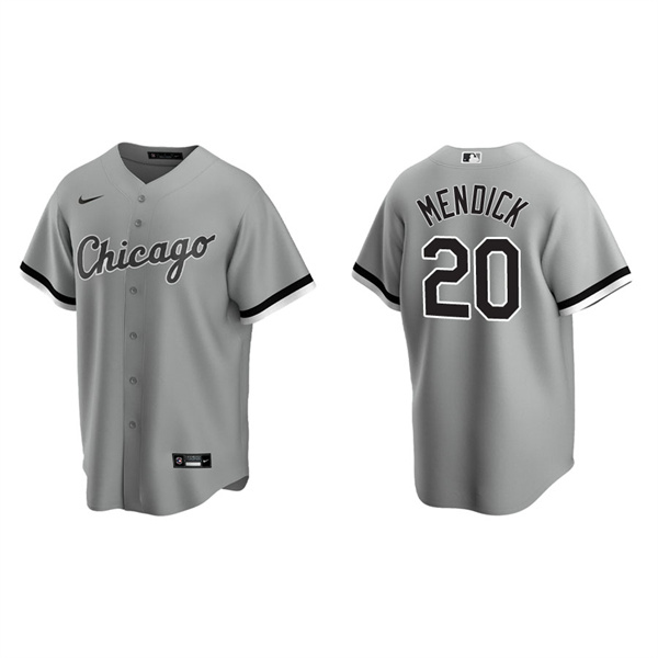 Men's Danny Mendick Chicago White Sox Gray Replica Jersey