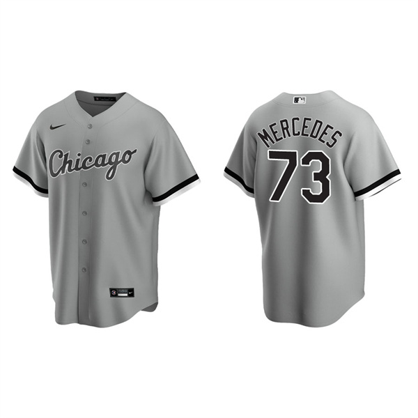 Men's Yermin Mercedes Chicago White Sox Gray Replica Jersey