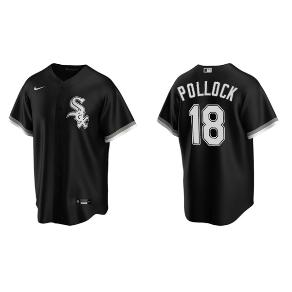 Men's Chicago White Sox A.J. Pollock Black Replica Alternate Jersey