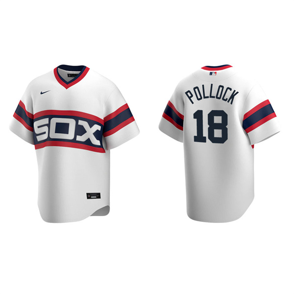 Men's Chicago White Sox A.J. Pollock White Cooperstown Collection Home Jersey