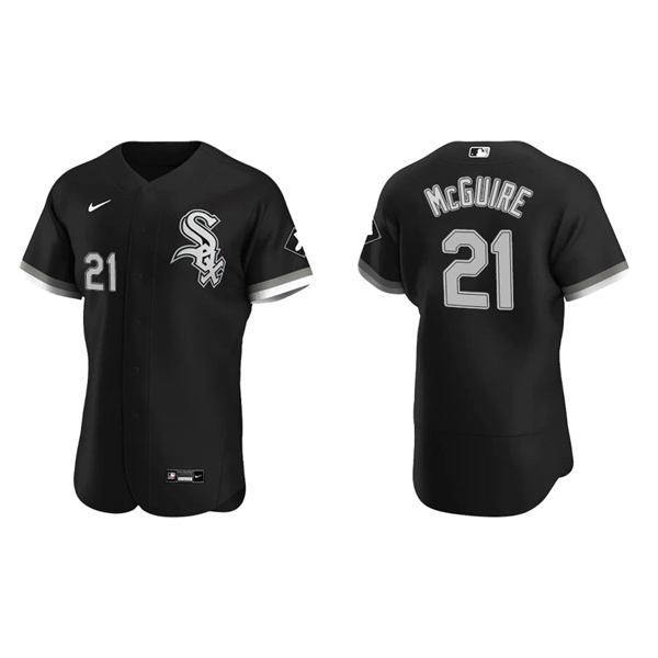 Men's Chicago White Sox Reese McGuire Black Authentic Alternate Jersey