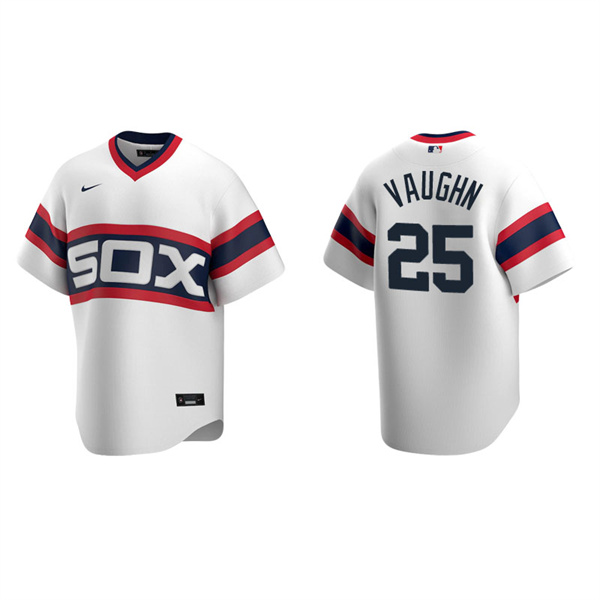 Men's Chicago White Sox Andrew Vaughn White Cooperstown Collection Home Jersey