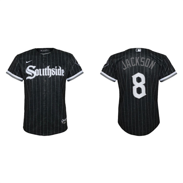 Youth Chicago White Sox Bo Jackson Black 2021 City Connect Replica Jersey